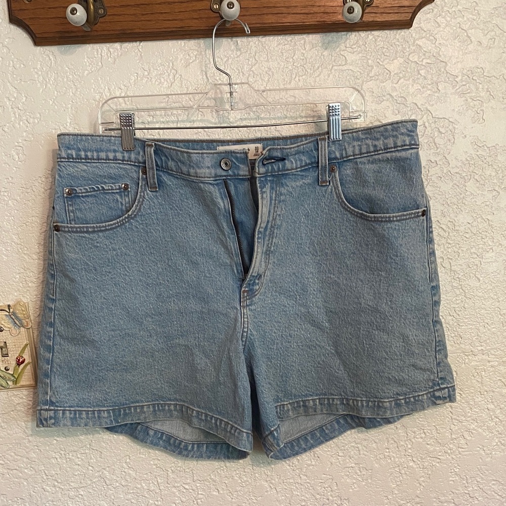 Abercrombie & Fitch Light Blue Denim Jean Shorts